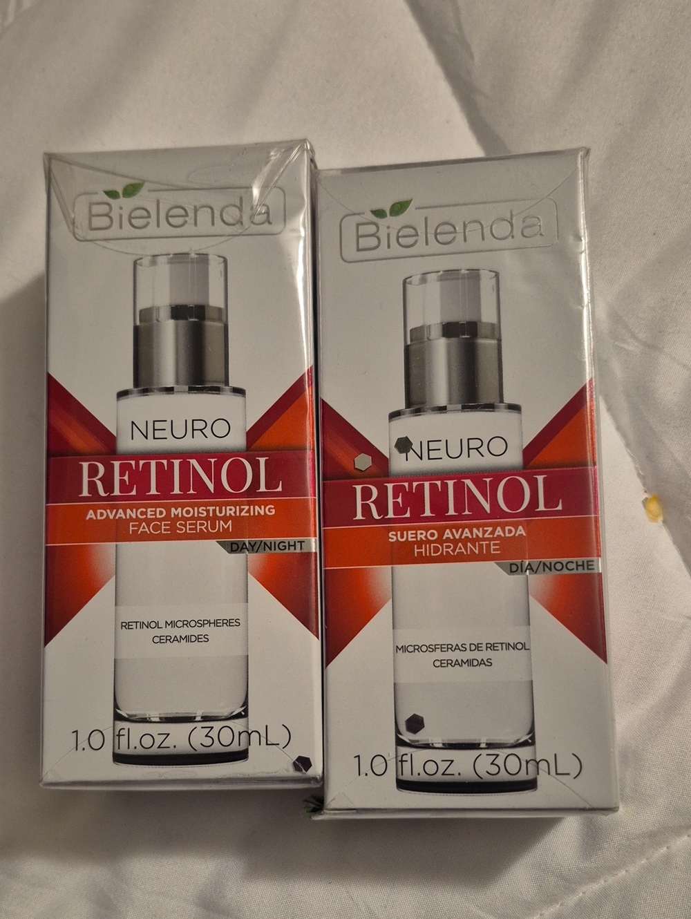 Bielenda Neuro Retinol Advanced Moisturizing Face Serum - White & Red